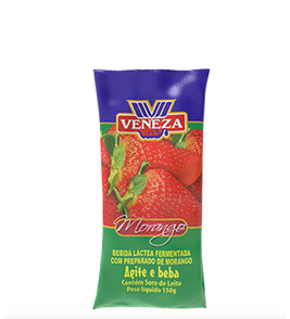 BEBIDA LACTEA VENEZA MORANGO 150G.