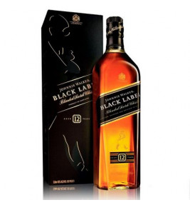 WHISKY JOHNNIE WALKER BLACK LABEL 1L