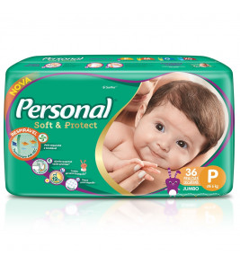 FRALDA DESCARTAVEL PERSONAL BABY P 36UN