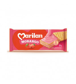 BISCOITO MARILAN WAFER MORANGO 80G