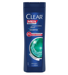 SHAMPOO CLEAR MEN 2EM1 ANTICASPA L DIARIA 400