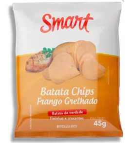 BATATA CHIPS SMART FRANGO GRELHADO 45G