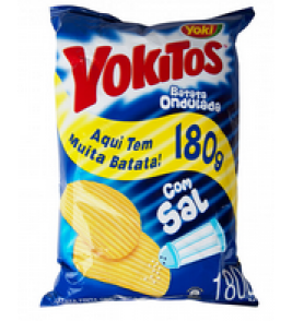 BATATA YOKI YOKITOS ONDULADA COM SAL 180G