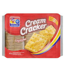 BISCOITO FORTALEZA CREAM CRACKER 400G