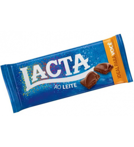 CHOCOLATE LACTA AO LEITE BARRA 90G