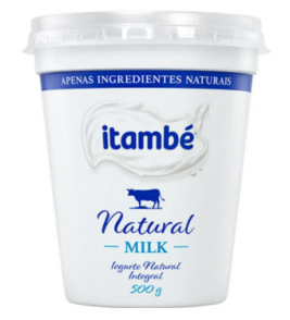 IOGURTE ITAMBE NATURAL MILK INTEGRAL 500G