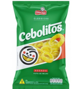 SALGADINHO ELMA CHIPS CEBOLITOS 60G