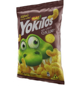 SALGADINHO YOKI YOKITOS QUEIJO LUA 45G