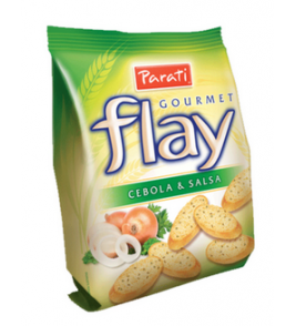 SNACKS PARATI FLAY GOURMET CEBOLA E SALSA 40G