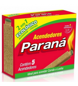 ACENDEDOR PARANA ECOLOGICO P CARVAO 5UND