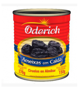 AMEIXAS ODERICH EM CALDA 150G