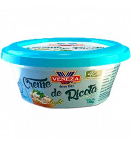 CREME DE RICOTA VENEZA CREMOSO LIGHT 180G