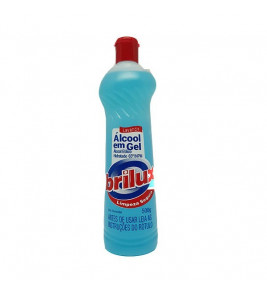 ALCOOL EM GEL BRILUX LAVANDA 500G