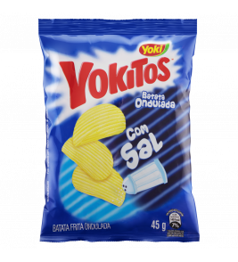 BATATA ONDULADA YOKITOS NATURAL 45G