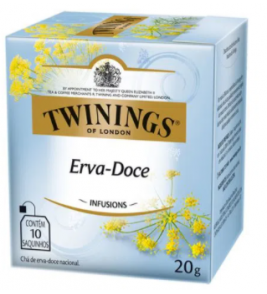 CHA TWININGS INFUSIONS ERVA DOCE 20G