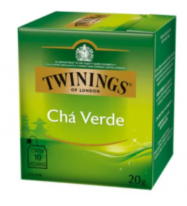 CHA TWININGS VERDE 20G