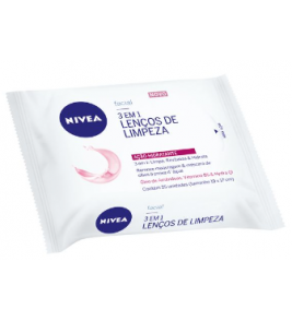 LENCOS DE LIMPEZA FACIAL NIVEA PELE SECA 25UN