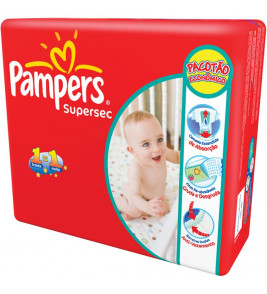 FRALDA DESCARTAVEL PAMPERS SUPER BASICA G 8UN