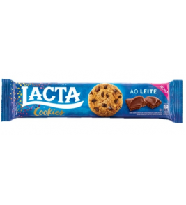 BISCOITO LACTA COOKIES AO LEITE 80G