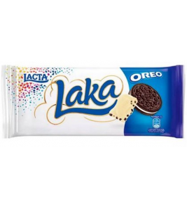 CHOCOLATE LACTA LAKA OREO BARRA 90G