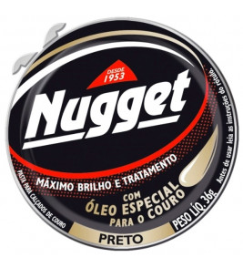 PASTA PARA SAPATO NUGGET PRETO 36G