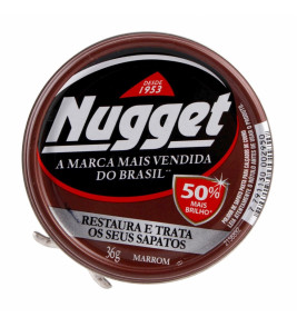 PASTA PARA SAPATOS NUGGET MARROM 36G