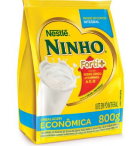 LEITE NESTLE NINHO FORTIFICADO INTEGR SC 800G