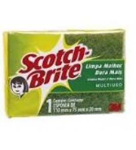 ESPONJA SCOTCH BRITE LIMPA MELHOR 110X75X20MM