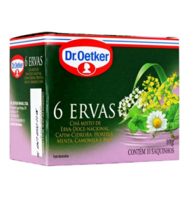 CHA DR OETKER MISTO 6 ERVAS 10G