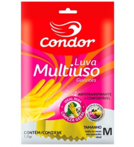 LUVA CONDOR LATEX MULTIUSO MEDIA