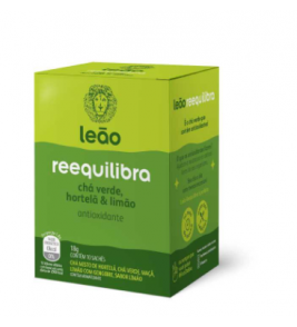 CHA VERDE LEAO HORTELA/LIMAO REEQUILIBRA 18G