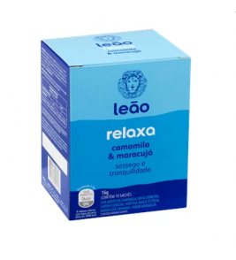 CHA LEAO CAMOMILA/MARACUJA RELAXA 16G