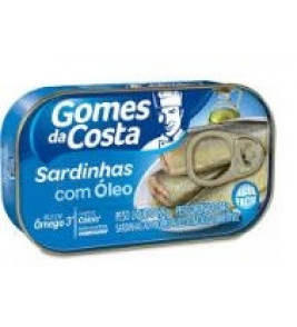 SARDINHA GOMES DA COSTA OLEO 125G