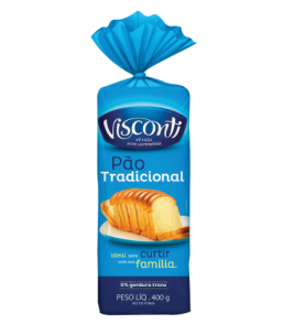 PAO DE FORMA VISCONTI TRADICIONAL 400G