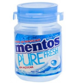 GOMA DE MASCAR MENTOS PUREFRESH MENTA VER 56G