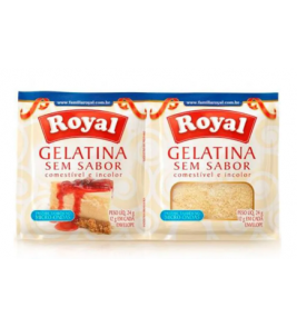 GELATINA ROYAL SEM SABOR INCOLOR 24G