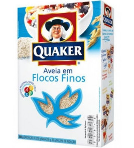 AVEIA QUAKER FLOCOS FINOS 200G