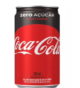 REFRIGERANTE COCA COLA ZERO LT 220ML