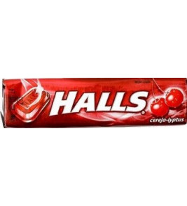 PASTILHA DROPS HALLS CEREJA 34G