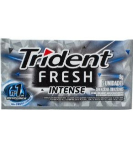 GOMA DE MASCAR TRIDENT FRESH INTENSE 8G