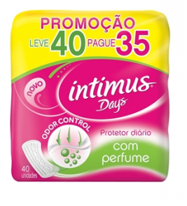 PROTETOR INTIMUS DAYS PERFUME L40P35 40UN