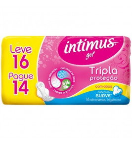 ABSORVENTE INTIMUS TRIPLA PR SUAV C/AB L16P14