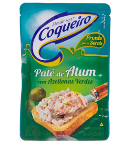 PATE DE ATUM COQUEIRO COM AZEITONAS VERD 170G