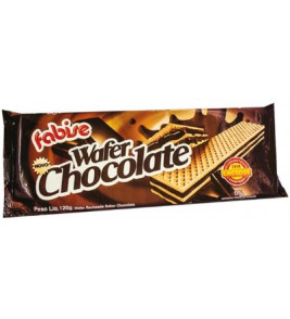 BISCOITO WAFER FABISE 120G CHOC