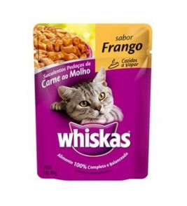 RACAO WHISKAS FRANGO 85G