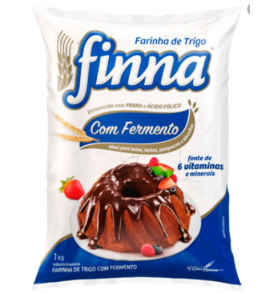 FARINHA DE TRIGO FINNA COM FERMENTO VITAM 1KG