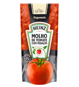 MOLHO DE TOMATE HEINZ COM COGUMELOS SCH 340G