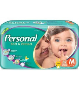 FRALDA DESCARTAVEL PERSONAL BABY M 32UN