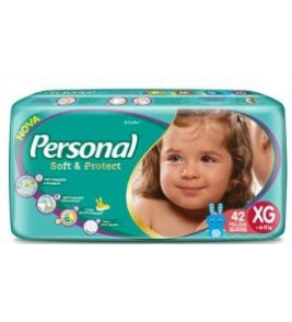 FRALDA DESCARTAVEL PERSONAL BABY XG 42UN