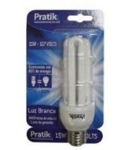 LAMPADA PRATIK ELETRONICA LIGHT 15W 127VOLTS